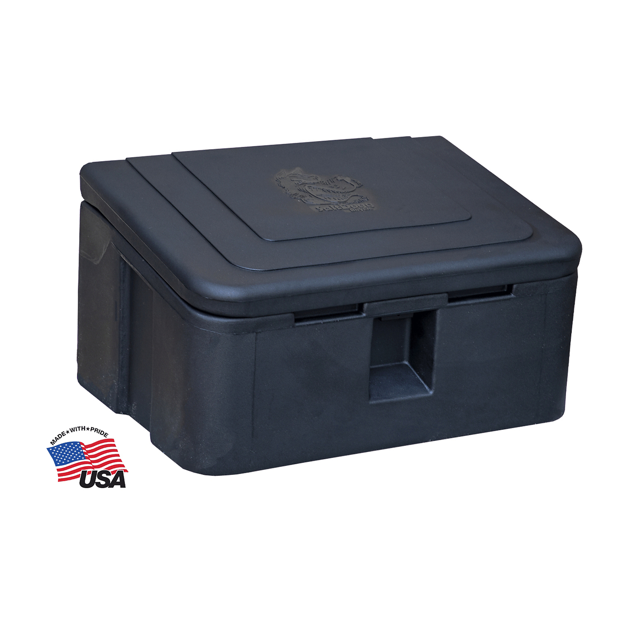 Buyers Salt Dogg, 5.8 Cubic Foot Poly Utility Storage Chest Bin Organizer Box, Capacity 350 lb, Product Form Solid, Model# 9031105